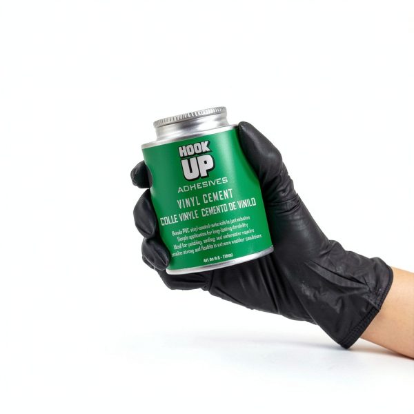 HOOK UP Adhesives Vinyl Contact Cement 4oz Waterproof Fast-Drying-1