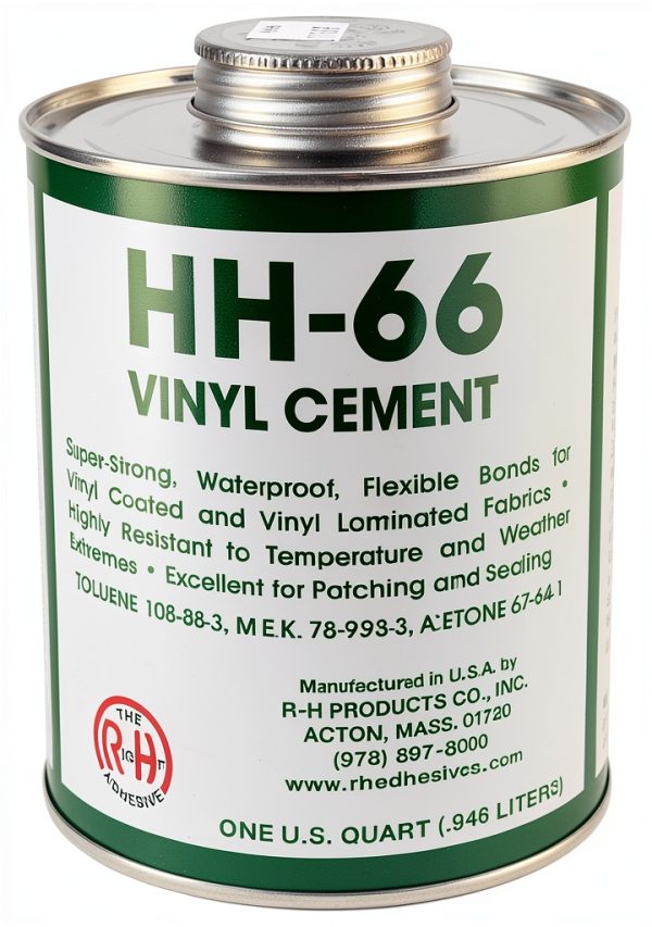 Vinyl Repair Kit Mytee Products 18oz Black HH66 PVC Cement with Brush-1