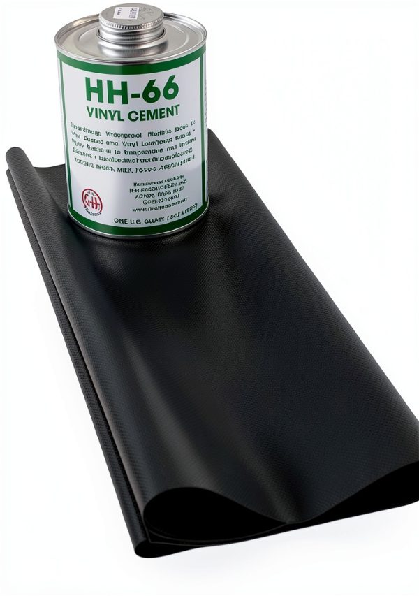 Vinyl Repair Kit Mytee Products 18oz Black HH66 PVC Cement with Brush-0