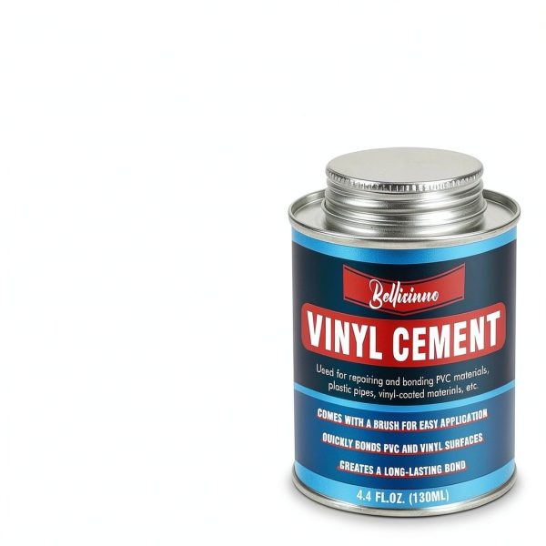 Vinyl Cement, Vinyl Glue for Inflatables, Waterproof Adhesive, High Strength PVC Cement for a Variety of Pool Liners, Tarps, Hot Tubs, Air Mattresses (4.4 oz.)-1