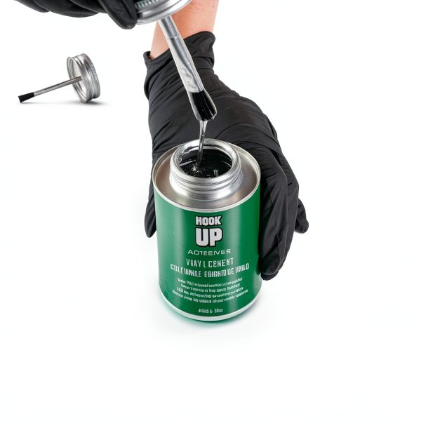 HOOK UP Adhesives Vinyl Contact Cement 4oz Waterproof Fast-Drying-4