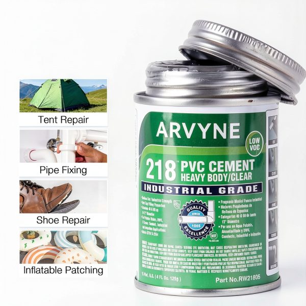 ARVYNE PVC Cement Fast-Dry Solvent Weld Glue for PVC Pipe Vinyl-2