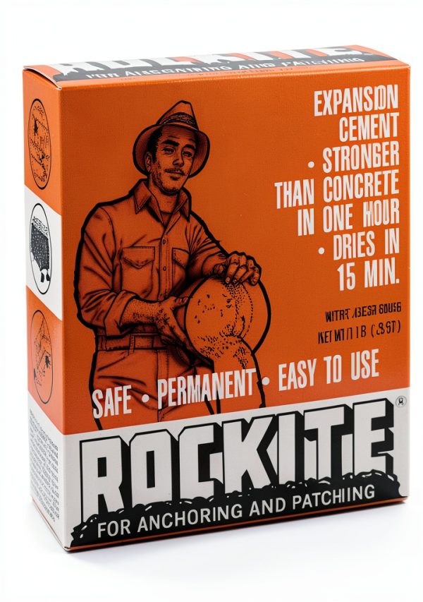 HARTLINE 10001 Rockite Expansion Cement 15 Min 1 Lb-0